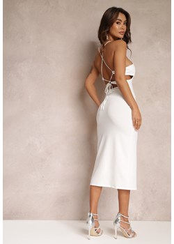 Biała Sukienka Sadoul ze sklepu Renee odzież w kategorii Sukienki - zdjęcie 157111845