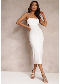 Biała Sukienka Sadoul ze sklepu Renee odzież w kategorii Sukienki - zdjęcie 157111848