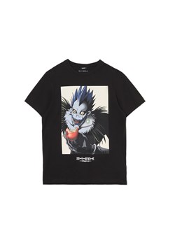 Cropp - Czarny T-shirt Death Note - czarny ze sklepu Cropp w kategorii T-shirty męskie - zdjęcie 157119095