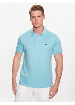 Lacoste Polo DH2050 Niebieski Regular Fit ze sklepu MODIVO w kategorii T-shirty męskie - zdjęcie 157133549