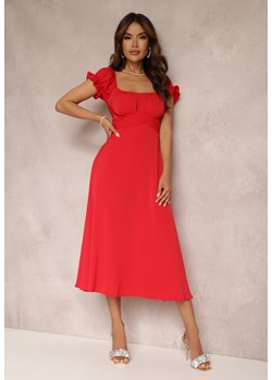 Czerwona Sukienka Perolis ze sklepu Renee odzież w kategorii Sukienki - zdjęcie 157138138