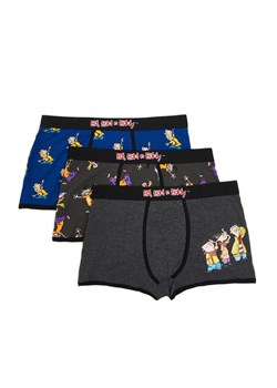 Cropp - 3 pack bokserek Ed, Edd i Eddy - niebieski ze sklepu Cropp w kategorii Majtki męskie - zdjęcie 157139796