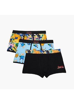 Cropp - 3 pack bokserek Adventure Time - czarny ze sklepu Cropp w kategorii Majtki męskie - zdjęcie 157139805