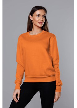Bluza dresowa damska ze ściągaczami jasny pomarańczowy (w01-69) ze sklepu goodlookin.pl w kategorii Bluzy damskie - zdjęcie 157141559