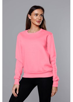 Bluza dresowa damska ze ściągaczami jasno-różowa (w01-20) ze sklepu goodlookin.pl w kategorii Bluzy damskie - zdjęcie 157141577