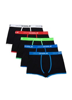 Cropp - 5 pack bokserek - czarny ze sklepu Cropp w kategorii Majtki męskie - zdjęcie 157144307