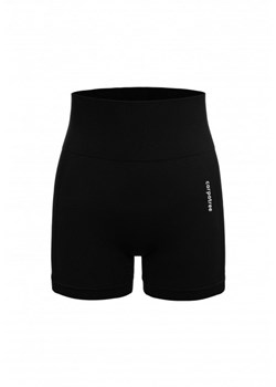 Damskie legginsy krótkie treningowe Carpatree Allure Seamless Shorts - czarne ze sklepu Sportstylestory.com w kategorii Szorty - zdjęcie 157148549