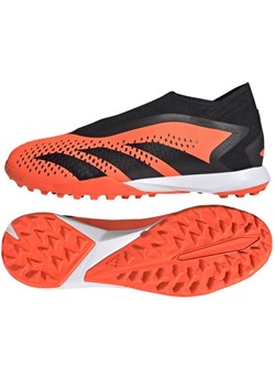 Buty piłkarskie adidas Predator Accuracy.3 Tf Ll M GW4643 pomarańczowe pomarańcze i czerwienie ze sklepu ButyModne.pl w kategorii Buty sportowe męskie - zdjęcie 157152435