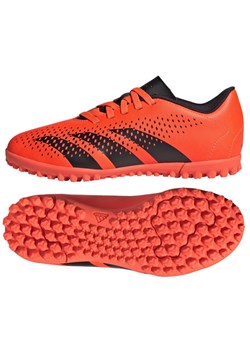 Buty piłkarskie adidas Predator Accuracy.4 Tf Jr GW7086 pomarańczowe pomarańcze i czerwienie ze sklepu ButyModne.pl w kategorii Buty sportowe dziecięce - zdjęcie 157152436