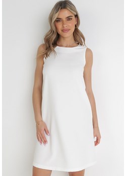 Biała Sukienka Alvid ze sklepu Born2be Odzież w kategorii Sukienki - zdjęcie 157160198