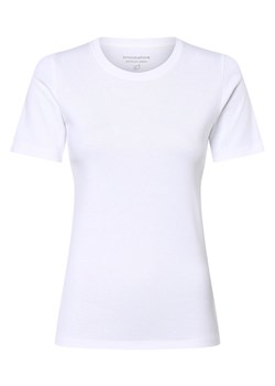 brookshire T-shirt damski Kobiety Bawełna biały jednolity ze sklepu vangraaf w kategorii Bluzki damskie - zdjęcie 157226678