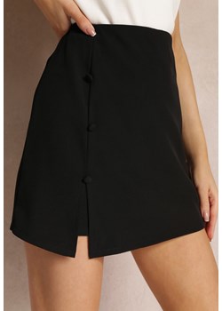 Czarne Szorty Imitujące Spódnice Isonee ze sklepu Renee odzież w kategorii Szorty - zdjęcie 157229916
