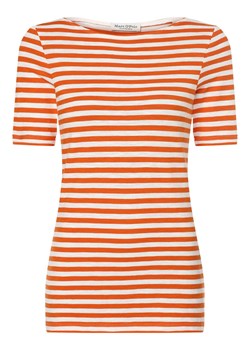 Marc O'Polo T-shirt damski Kobiety Bawełna pomarańczowy w paski ze sklepu vangraaf w kategorii Bluzki damskie - zdjęcie 157237607
