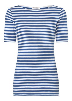 Marc O'Polo T-shirt damski Kobiety Bawełna niebieski w paski ze sklepu vangraaf w kategorii Bluzki damskie - zdjęcie 157237609