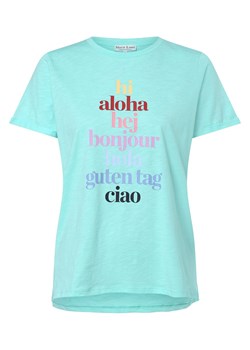 Marie Lund T-shirt damski Kobiety Bawełna cyjan nadruk ze sklepu vangraaf w kategorii Bluzki damskie - zdjęcie 157237618
