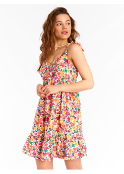 GATE Damska mini sukienka w kwiaty XS ze sklepu gateshop w kategorii Sukienki - zdjęcie 157252789