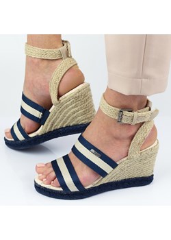 Granatowe espadryle, sandały damskie BIG STAR LL274885 ze sklepu suzana.pl w kategorii Espadryle damskie - zdjęcie 157258497