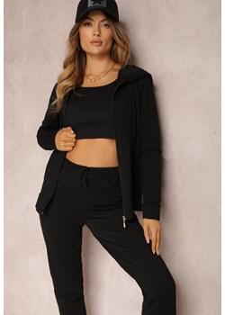 Czarny 2-częściowy Komplet Dresowy Misha ze sklepu Renee odzież w kategorii Dresy damskie - zdjęcie 157258965