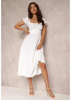 Biała Sukienka Perolis ze sklepu Renee odzież w kategorii Sukienki - zdjęcie 157259328