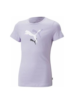 Koszulka juniorska ESS+ Logo Lab Tee Puma ze sklepu SPORT-SHOP.pl w kategorii Bluzki dziewczęce - zdjęcie 157268677