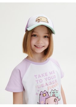 Reserved - Czapka z daszkiem Pusheen - biały ze sklepu Reserved w kategorii Czapki dziecięce - zdjęcie 157269699