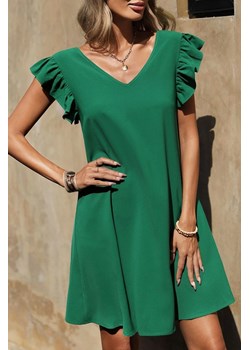 Sukienka NEOLMEGA GREEN ze sklepu Ivet Shop w kategorii Sukienki - zdjęcie 157278436