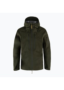 Kurtka przeciwdeszczowa męska Fjällräven Keb Eco-Shell zielona F82411 ze sklepu sportano.pl w kategorii Kurtki męskie - zdjęcie 157286376