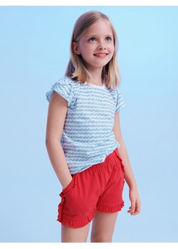 Reserved - Szorty z falbanami - czerwony ze sklepu Reserved w kategorii Spodenki dziewczęce - zdjęcie 157288137