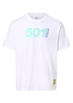 Levi's T-shirt męski Mężczyźni Bawełna biały nadruk ze sklepu vangraaf w kategorii T-shirty męskie - zdjęcie 157288667