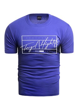 Wyprzedaż koszulka 483a - indigo ze sklepu Risardi w kategorii T-shirty męskie - zdjęcie 157293518