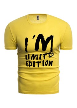 koszulka wm11a - żółta ze sklepu Risardi w kategorii T-shirty męskie - zdjęcie 157293548