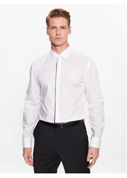 Boss Koszula 50484505 Biały Slim Fit ze sklepu MODIVO w kategorii Koszule męskie - zdjęcie 157296666