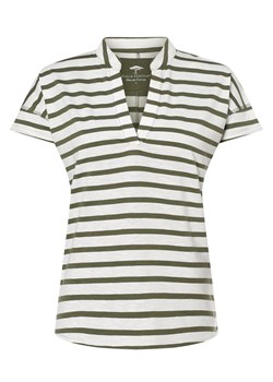 Fynch-Hatton T-shirt damski Kobiety Bawełna oliwkowy w paski ze sklepu vangraaf w kategorii Bluzki damskie - zdjęcie 157300476