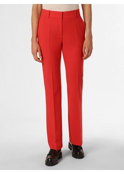HUGO Spodnie  Kobiety czerwony jednolity ze sklepu vangraaf w kategorii Spodnie damskie - zdjęcie 157300519