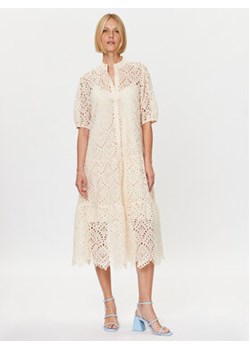 Ted Baker Sukienka koszulowa Lezzley 269456 Beżowy Oversize ze sklepu MODIVO w kategorii Sukienki - zdjęcie 157301878