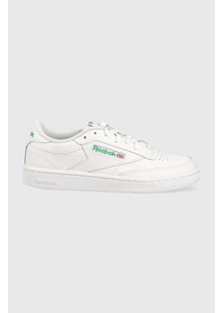 Reebok Classic sneakersy skórzane CLUB C kolor biały ze sklepu ANSWEAR.com w kategorii Buty sportowe damskie - zdjęcie 157305079