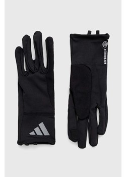 adidas Performance rękawiczki kolor czarny ze sklepu ANSWEAR.com w kategorii Rękawiczki damskie - zdjęcie 157305115