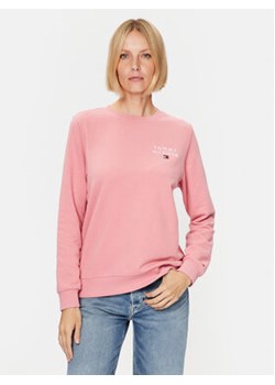 Tommy Hilfiger Bluza UW0UW04521 Różowy Regular Fit ze sklepu MODIVO w kategorii Bluzy damskie - zdjęcie 157309238