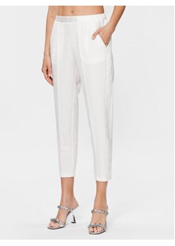 Imperial Spodnie materiałowe PTG4FAG Biały Slim Fit ze sklepu MODIVO w kategorii Spodnie damskie - zdjęcie 157312355