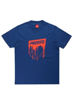 Koszulka Prosto Klasyk Paint KL231MTEE1191 - granatowa ze sklepu streetstyle24.pl w kategorii T-shirty męskie - zdjęcie 157313576