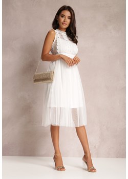 Biała Sukienka Lawrence ze sklepu Renee odzież w kategorii Sukienki - zdjęcie 157315789