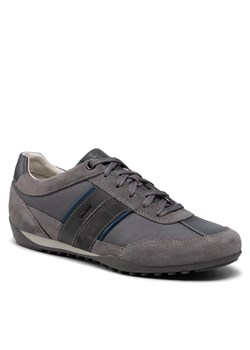 Sneakersy Geox U Wells C U52T5C 02211 C9002 Dk Grey ze sklepu eobuwie.pl w kategorii Półbuty męskie - zdjęcie 157370819