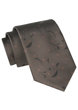 Męski Krawat Angelo di Monti - Brąz w Drobny Wzór KRADM2003 ze sklepu JegoSzafa.pl w kategorii Krawaty - zdjęcie 157453465