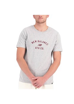 Koszulka New Balance MT31907AG - szara ze sklepu streetstyle24.pl w kategorii T-shirty męskie - zdjęcie 157461278