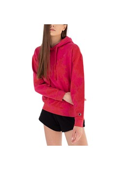 Bluza Champion Hooded Sweatshirt 116071-PS025 - czerwona ze sklepu streetstyle24.pl w kategorii Bluzy damskie - zdjęcie 157461285