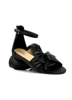 Sandały damskie z zakrytą piętą - Evento  22SD35-4719, czarne ze sklepu ulubioneobuwie w kategorii Sandały damskie - zdjęcie 157467416