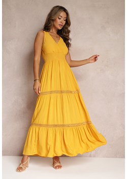 Żółta Sukienka Corisis ze sklepu Renee odzież w kategorii Sukienki - zdjęcie 157473099