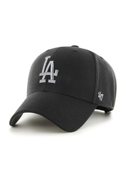Czapka z daszkiem uniseks 47 Brand Los Angeles Dodgers Ballpark Snap - czarna ze sklepu Sportstylestory.com w kategorii Czapki z daszkiem męskie - zdjęcie 157474689