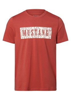 Mustang T-shirt męski Mężczyźni Bawełna czerwony nadruk ze sklepu vangraaf w kategorii T-shirty męskie - zdjęcie 157476756