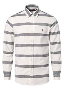 Polo Ralph Lauren Koszula męska Mężczyźni Modern Fit Bawełna biały w paski button down ze sklepu vangraaf w kategorii Koszule męskie - zdjęcie 157476796